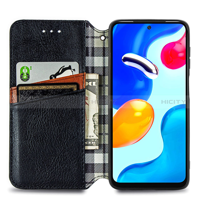 Handytasche Stand Schutzhülle Flip Leder Hülle S01D für Xiaomi Redmi Note 11 4G (2022)