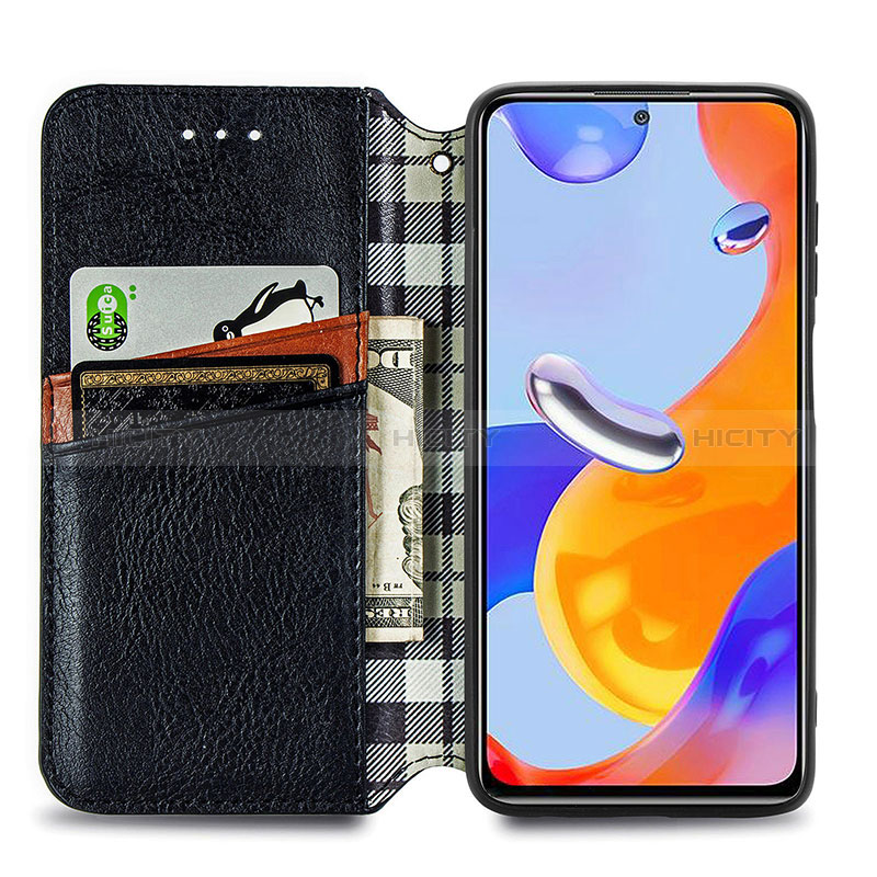 Handytasche Stand Schutzhülle Flip Leder Hülle S01D für Xiaomi Redmi Note 11 Pro 4G