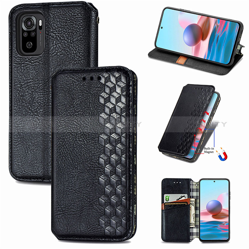 Handytasche Stand Schutzhülle Flip Leder Hülle S01D für Xiaomi Redmi Note 11 SE India 4G