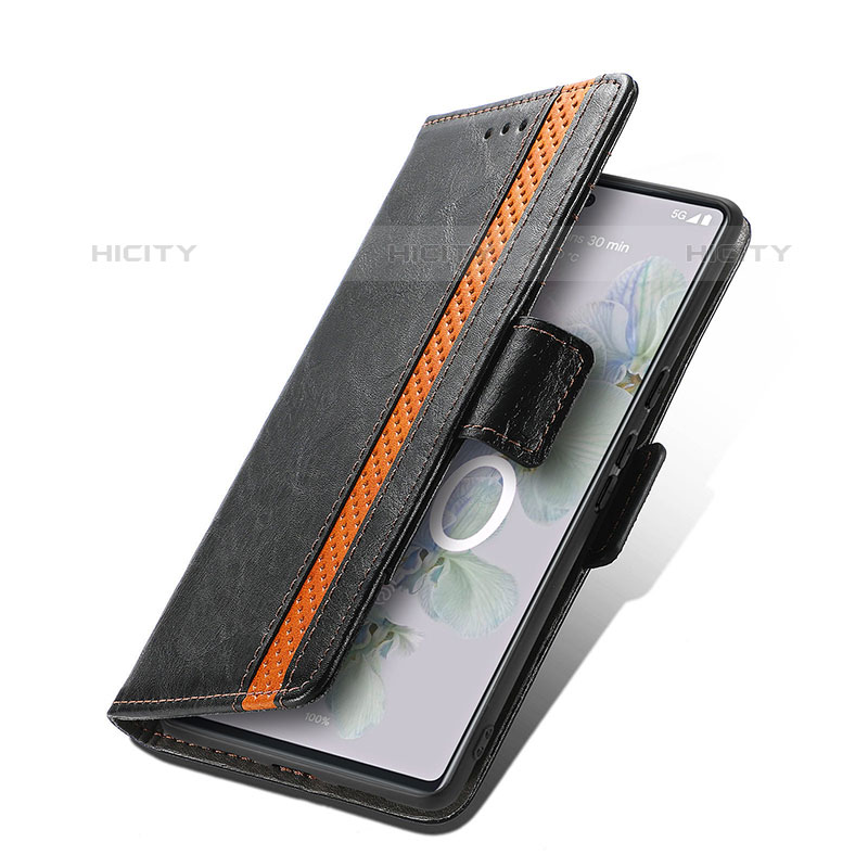 Handytasche Stand Schutzhülle Flip Leder Hülle S02D für Google Pixel 6a 5G