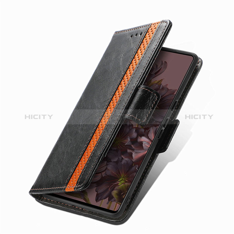 Handytasche Stand Schutzhülle Flip Leder Hülle S02D für Google Pixel 7 Pro 5G groß