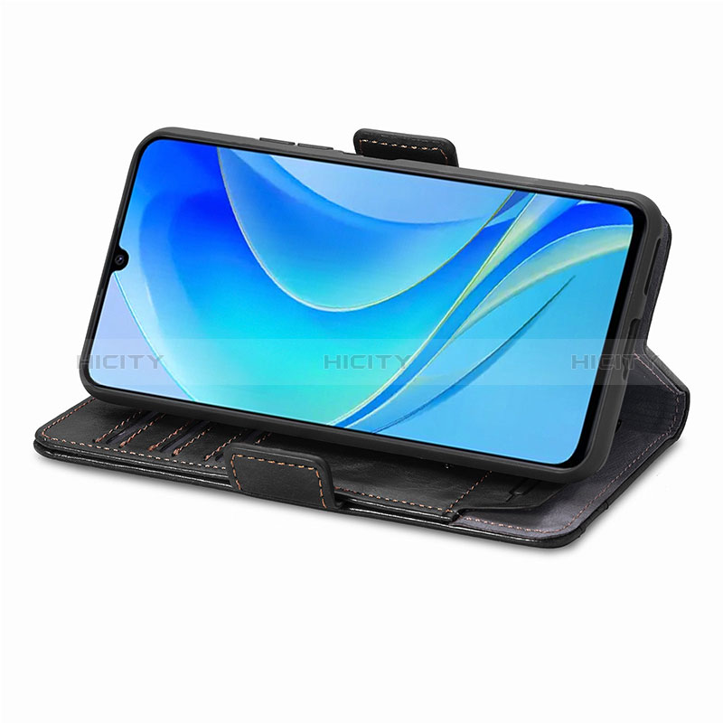 Handytasche Stand Schutzhülle Flip Leder Hülle S02D für Huawei Enjoy 50