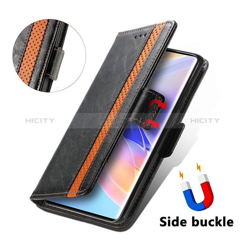 Handytasche Stand Schutzhülle Flip Leder Hülle S02D für Huawei Honor 60 SE 5G