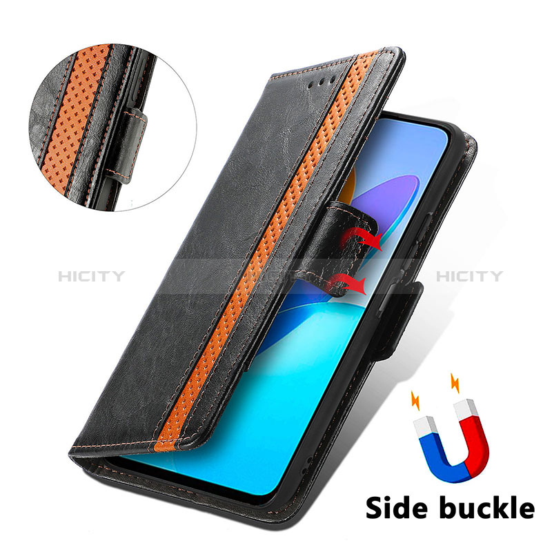 Handytasche Stand Schutzhülle Flip Leder Hülle S02D für Huawei Honor 70 Lite 5G