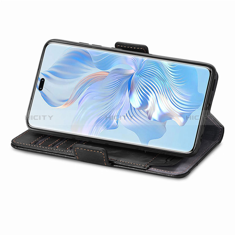 Handytasche Stand Schutzhülle Flip Leder Hülle S02D für Huawei Honor 80 Pro 5G