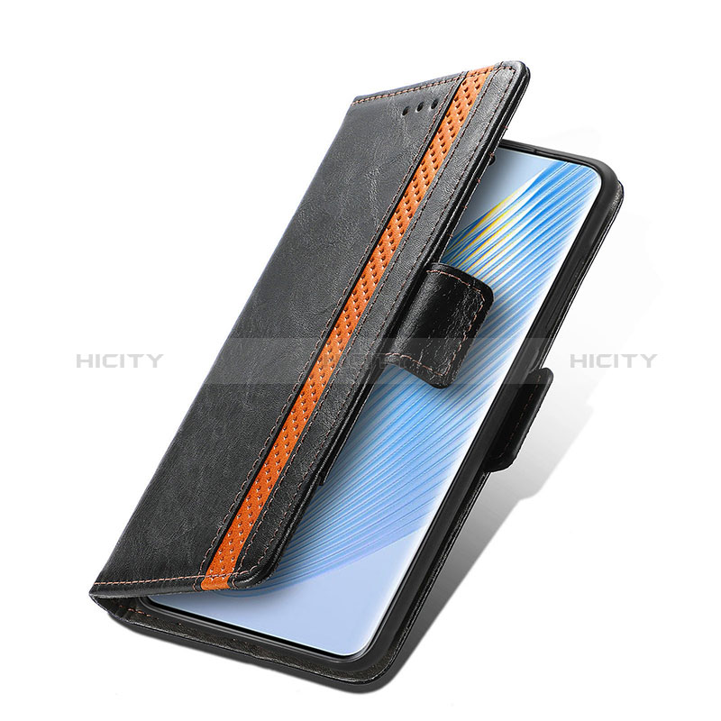 Handytasche Stand Schutzhülle Flip Leder Hülle S02D für Huawei Honor Magic5 5G groß