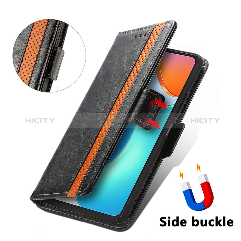 Handytasche Stand Schutzhülle Flip Leder Hülle S02D für Huawei Honor X7