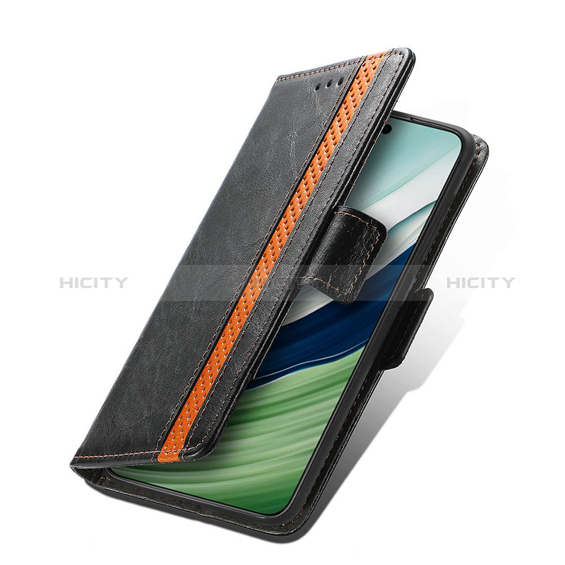 Handytasche Stand Schutzhülle Flip Leder Hülle S02D für Huawei Mate 60 Pro groß