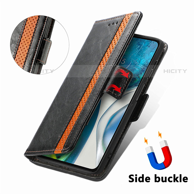 Handytasche Stand Schutzhülle Flip Leder Hülle S02D für Motorola Moto Edge (2022) 5G