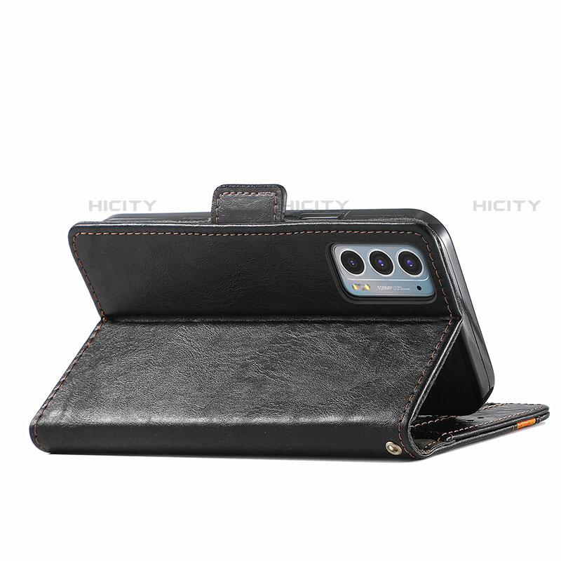 Handytasche Stand Schutzhülle Flip Leder Hülle S02D für Motorola Moto Edge Lite 5G groß