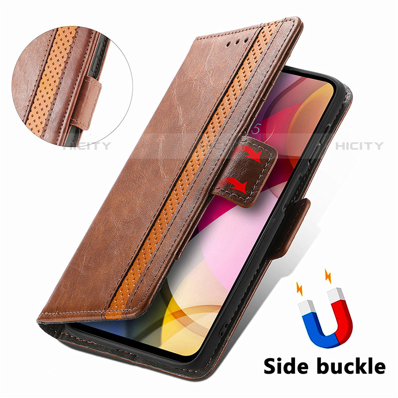 Handytasche Stand Schutzhülle Flip Leder Hülle S02D für Motorola Moto G Stylus (2021)