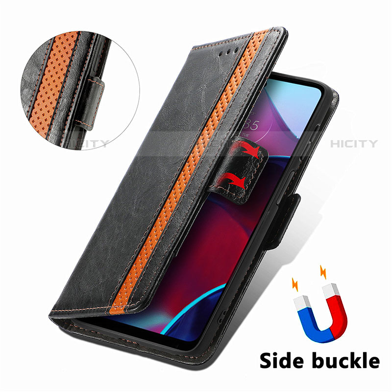 Handytasche Stand Schutzhülle Flip Leder Hülle S02D für Motorola Moto G Stylus (2022) 4G