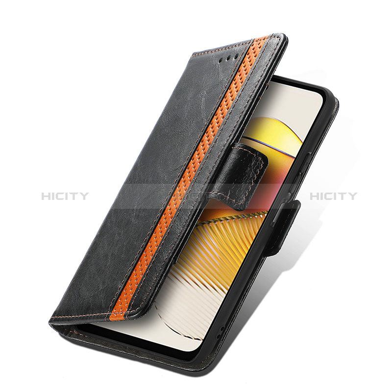 Handytasche Stand Schutzhülle Flip Leder Hülle S02D für Motorola Moto G73 5G