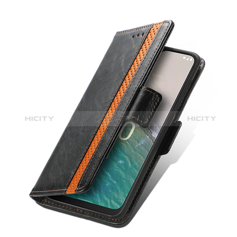 Handytasche Stand Schutzhülle Flip Leder Hülle S02D für Nokia C210