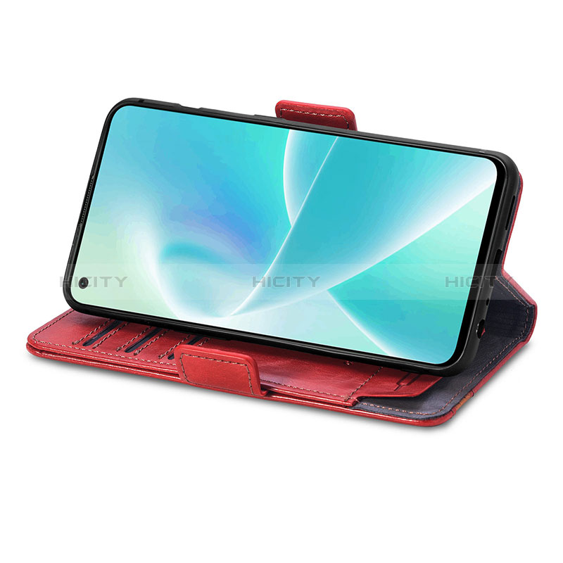 Handytasche Stand Schutzhülle Flip Leder Hülle S02D für OnePlus Nord 2T 5G