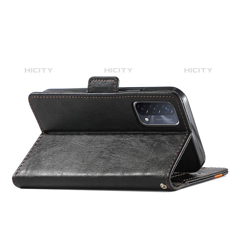 Handytasche Stand Schutzhülle Flip Leder Hülle S02D für OnePlus Nord N200 5G groß