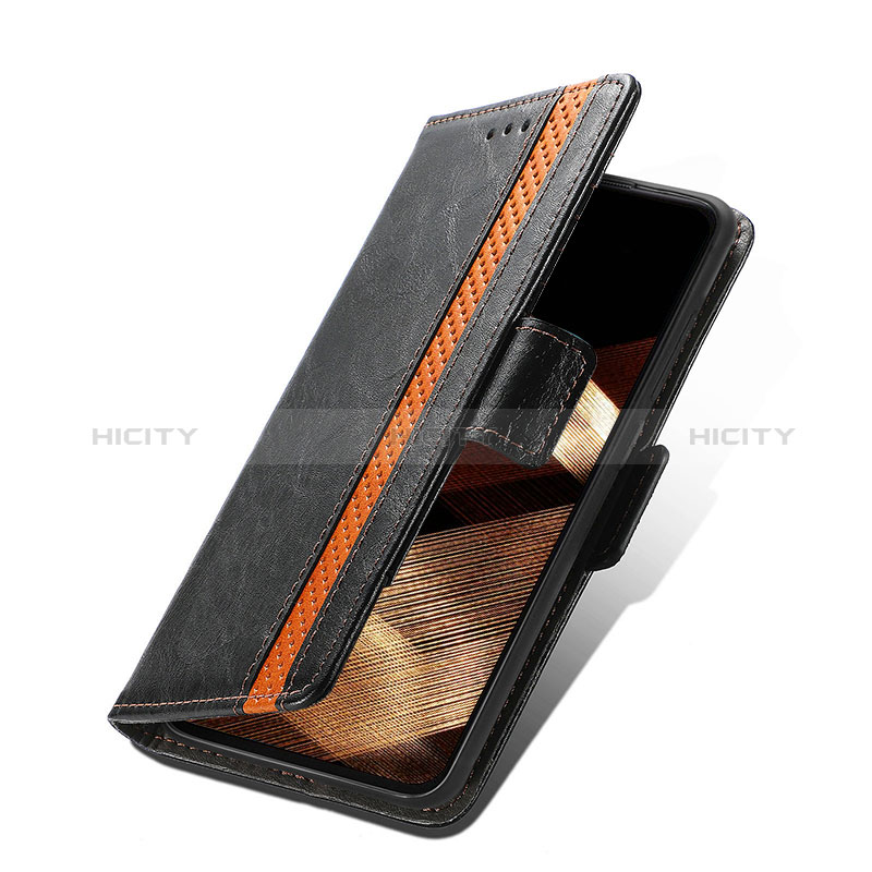 Handytasche Stand Schutzhülle Flip Leder Hülle S02D für Oppo A18 groß