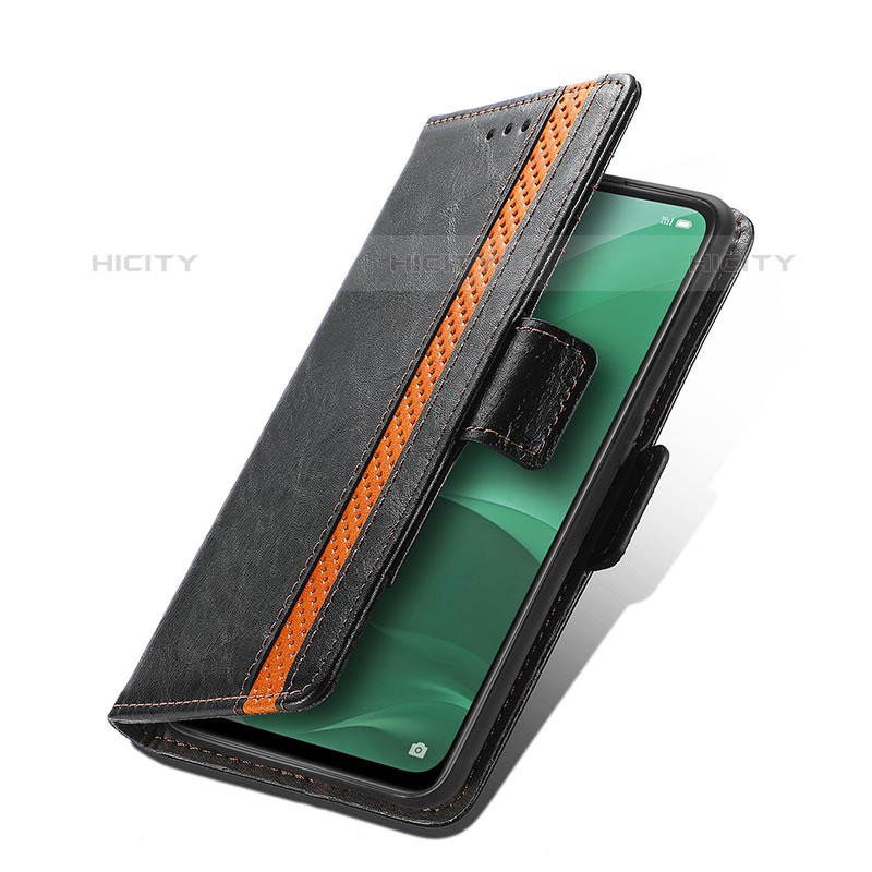 Handytasche Stand Schutzhülle Flip Leder Hülle S02D für Oppo A55S 5G