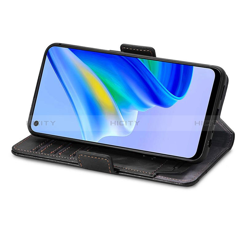 Handytasche Stand Schutzhülle Flip Leder Hülle S02D für Oppo A95 4G