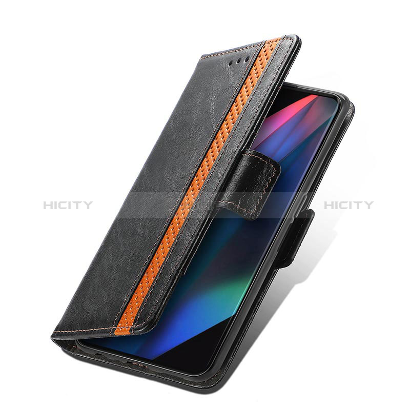 Handytasche Stand Schutzhülle Flip Leder Hülle S02D für Oppo Find X3 5G