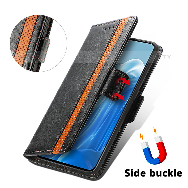 Handytasche Stand Schutzhülle Flip Leder Hülle S02D für Oppo Reno7 Pro 5G