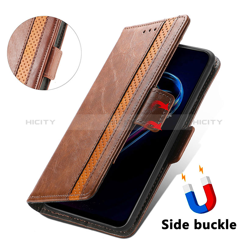 Handytasche Stand Schutzhülle Flip Leder Hülle S02D für Realme 9 4G