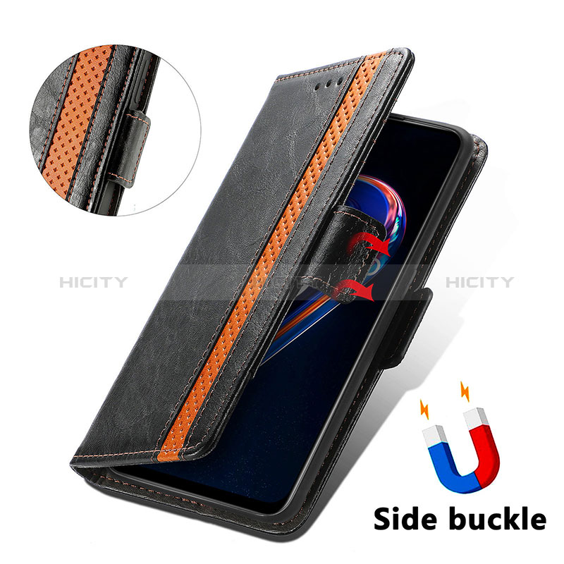 Handytasche Stand Schutzhülle Flip Leder Hülle S02D für Realme 9 5G groß