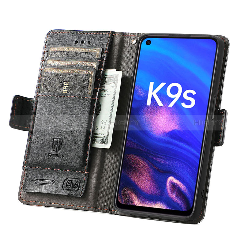 Handytasche Stand Schutzhülle Flip Leder Hülle S02D für Realme 9 SE 5G