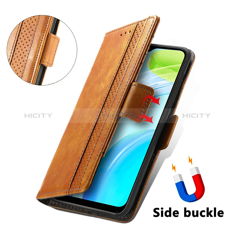 Handytasche Stand Schutzhülle Flip Leder Hülle S02D für Realme C30