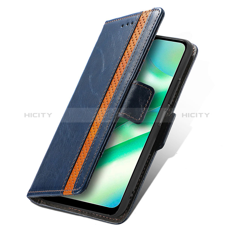 Handytasche Stand Schutzhülle Flip Leder Hülle S02D für Realme C33 (2023) groß