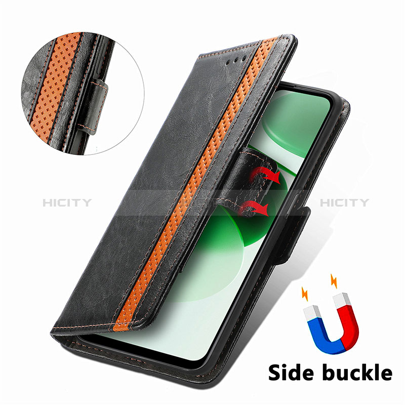 Handytasche Stand Schutzhülle Flip Leder Hülle S02D für Realme C35