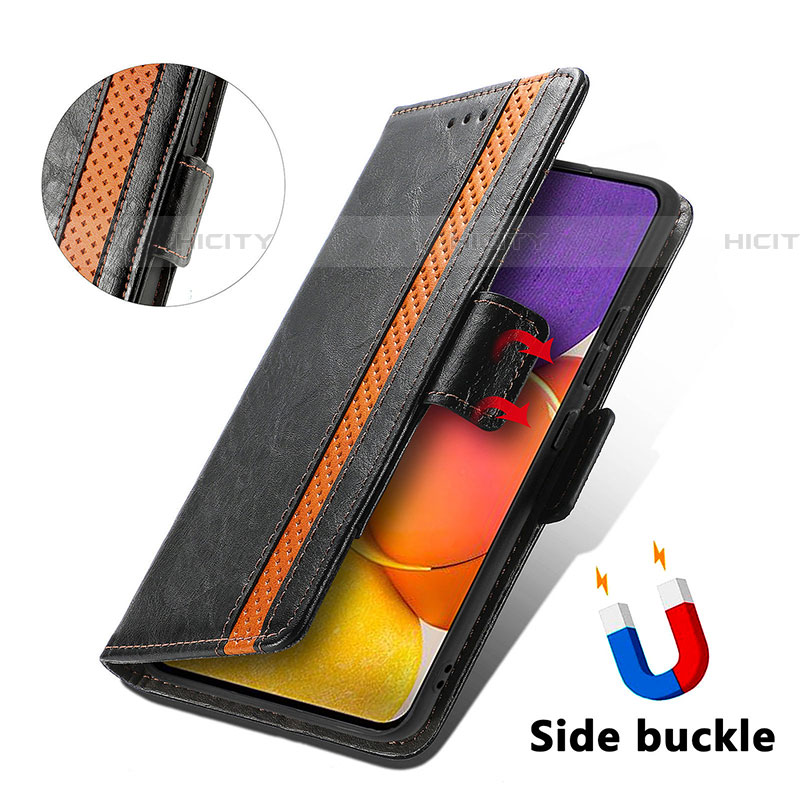 Handytasche Stand Schutzhülle Flip Leder Hülle S02D für Samsung Galaxy A05s