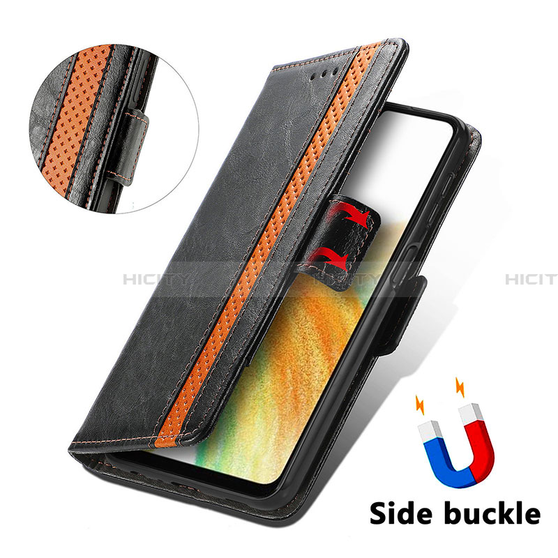 Handytasche Stand Schutzhülle Flip Leder Hülle S02D für Samsung Galaxy A13 4G