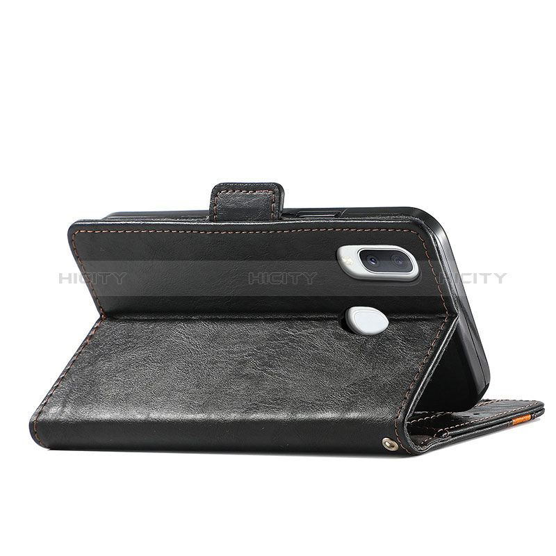 Handytasche Stand Schutzhülle Flip Leder Hülle S02D für Samsung Galaxy A20e