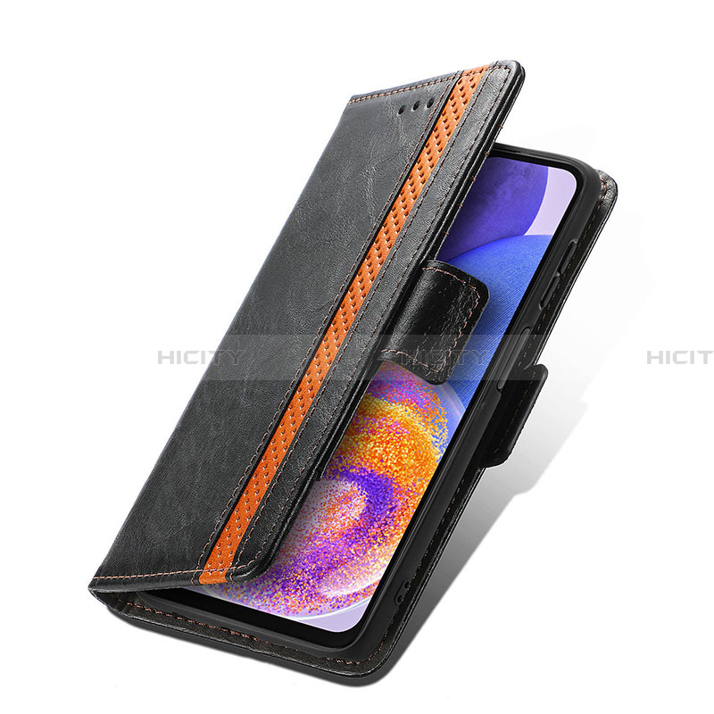 Handytasche Stand Schutzhülle Flip Leder Hülle S02D für Samsung Galaxy A23 4G