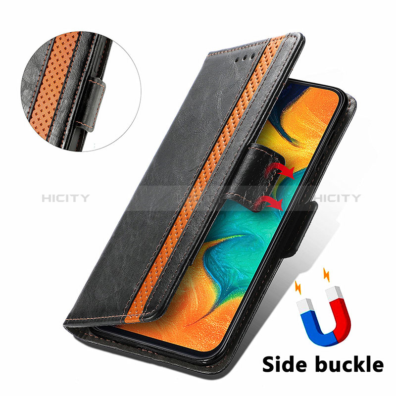 Handytasche Stand Schutzhülle Flip Leder Hülle S02D für Samsung Galaxy A30