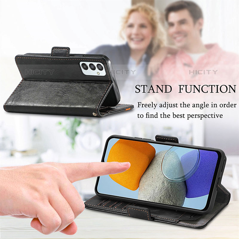 Handytasche Stand Schutzhülle Flip Leder Hülle S02D für Samsung Galaxy M23 5G