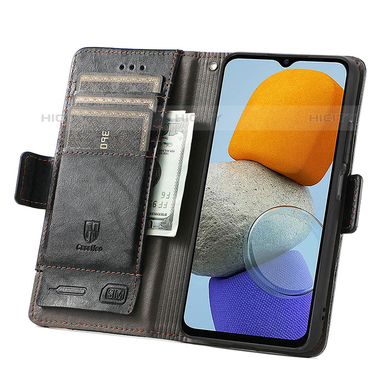 Handytasche Stand Schutzhülle Flip Leder Hülle S02D für Samsung Galaxy M23 5G