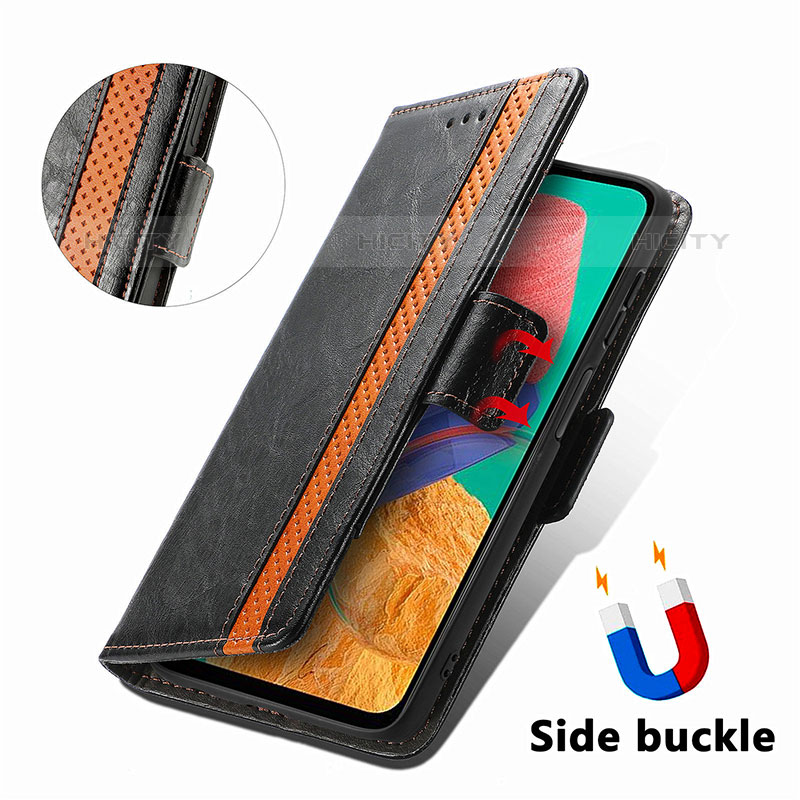 Handytasche Stand Schutzhülle Flip Leder Hülle S02D für Samsung Galaxy M33 5G