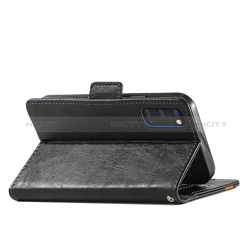 Handytasche Stand Schutzhülle Flip Leder Hülle S02D für Samsung Galaxy S20 5G groß