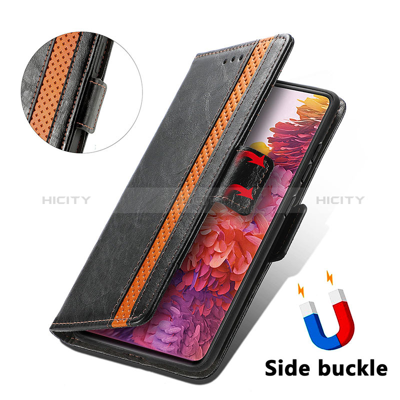 Handytasche Stand Schutzhülle Flip Leder Hülle S02D für Samsung Galaxy S20 FE 5G groß