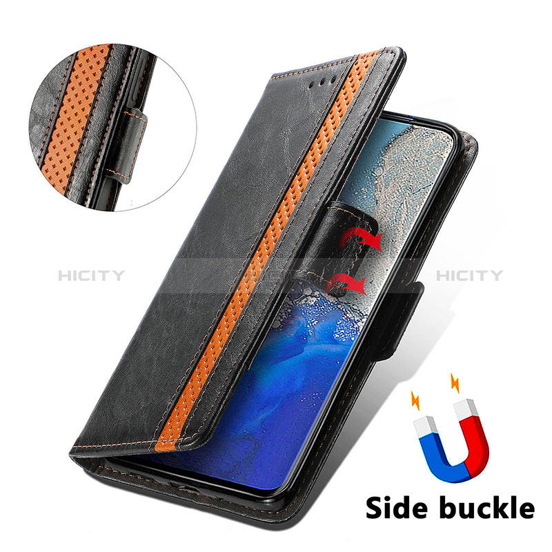 Handytasche Stand Schutzhülle Flip Leder Hülle S02D für Samsung Galaxy S20 Plus 5G groß