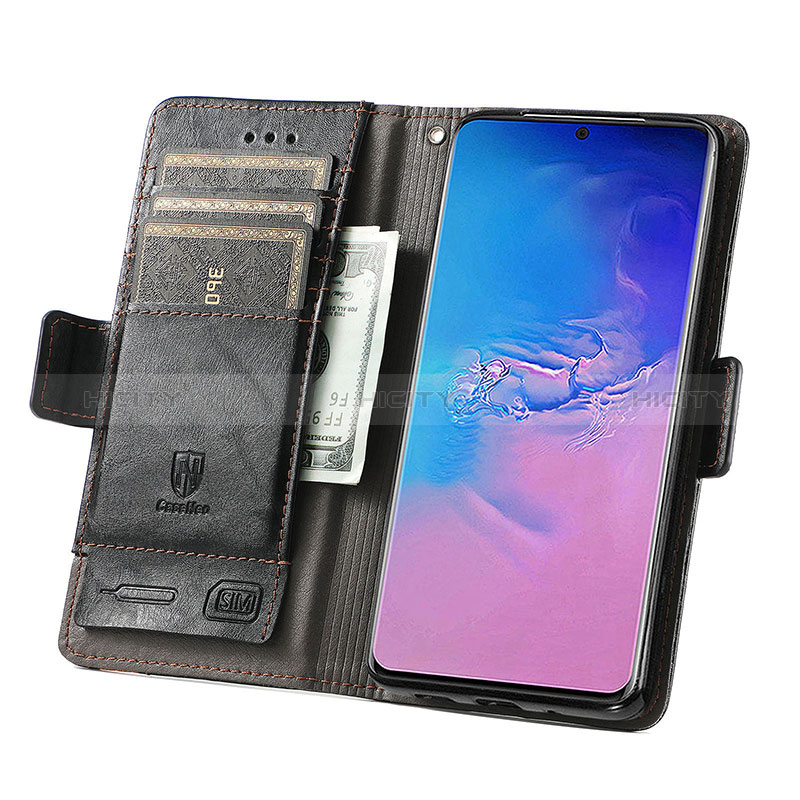 Handytasche Stand Schutzhülle Flip Leder Hülle S02D für Samsung Galaxy S20 Ultra 5G