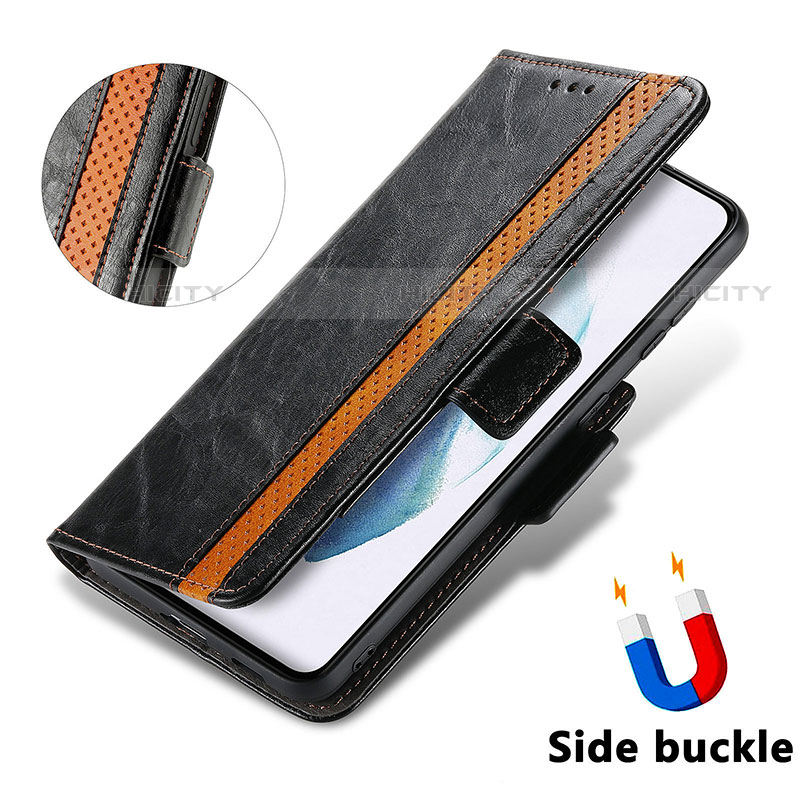 Handytasche Stand Schutzhülle Flip Leder Hülle S02D für Samsung Galaxy S21 FE 5G