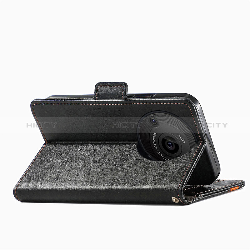 Handytasche Stand Schutzhülle Flip Leder Hülle S02D für Sharp Aquos R8 Pro