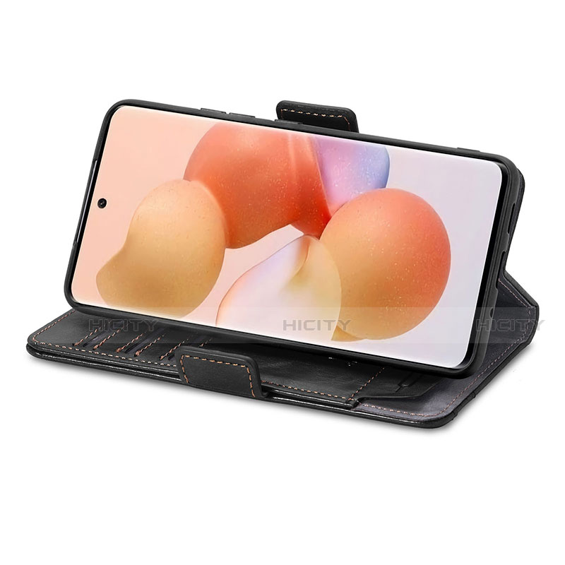 Handytasche Stand Schutzhülle Flip Leder Hülle S02D für Xiaomi Mi 12 5G groß