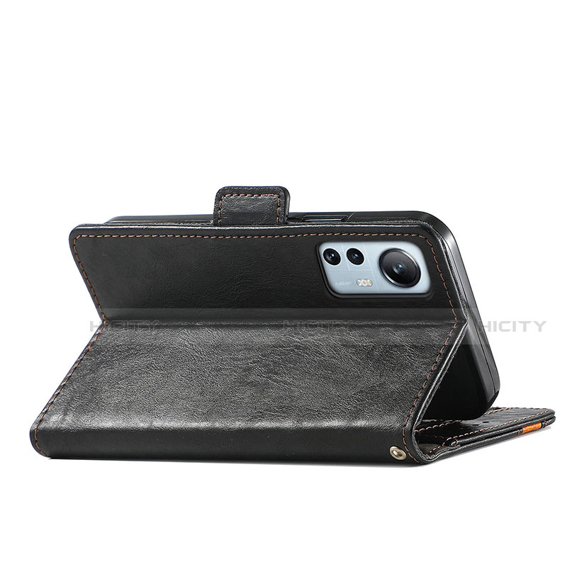 Handytasche Stand Schutzhülle Flip Leder Hülle S02D für Xiaomi Mi 12 5G groß