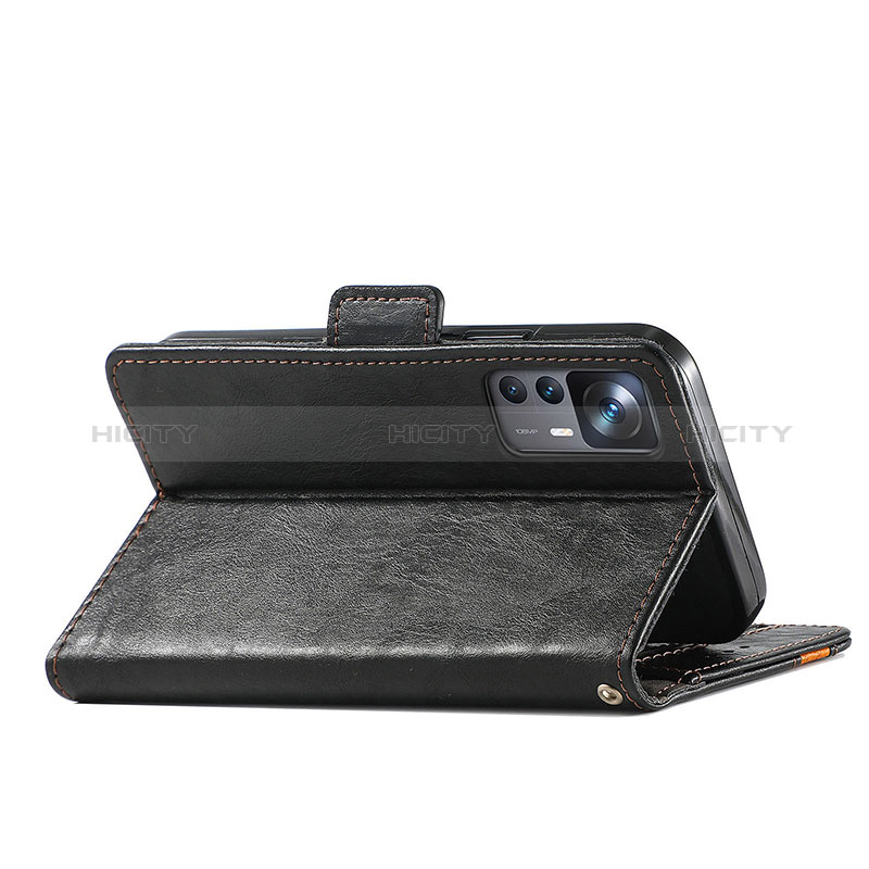 Handytasche Stand Schutzhülle Flip Leder Hülle S02D für Xiaomi Mi 12T 5G groß