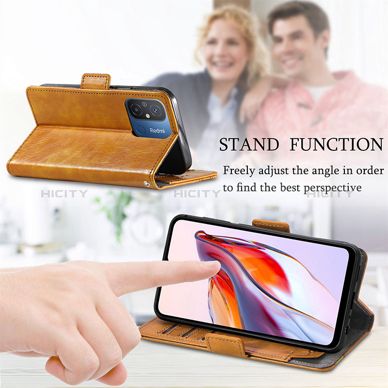 Handytasche Stand Schutzhülle Flip Leder Hülle S02D für Xiaomi Poco C55