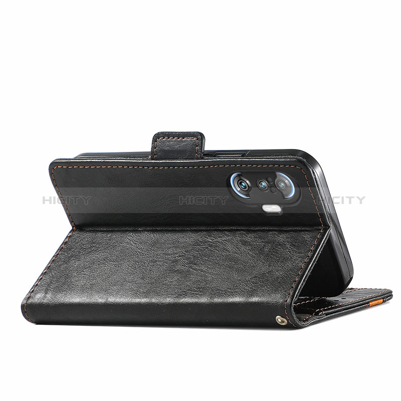 Handytasche Stand Schutzhülle Flip Leder Hülle S02D für Xiaomi Poco F3 GT 5G groß